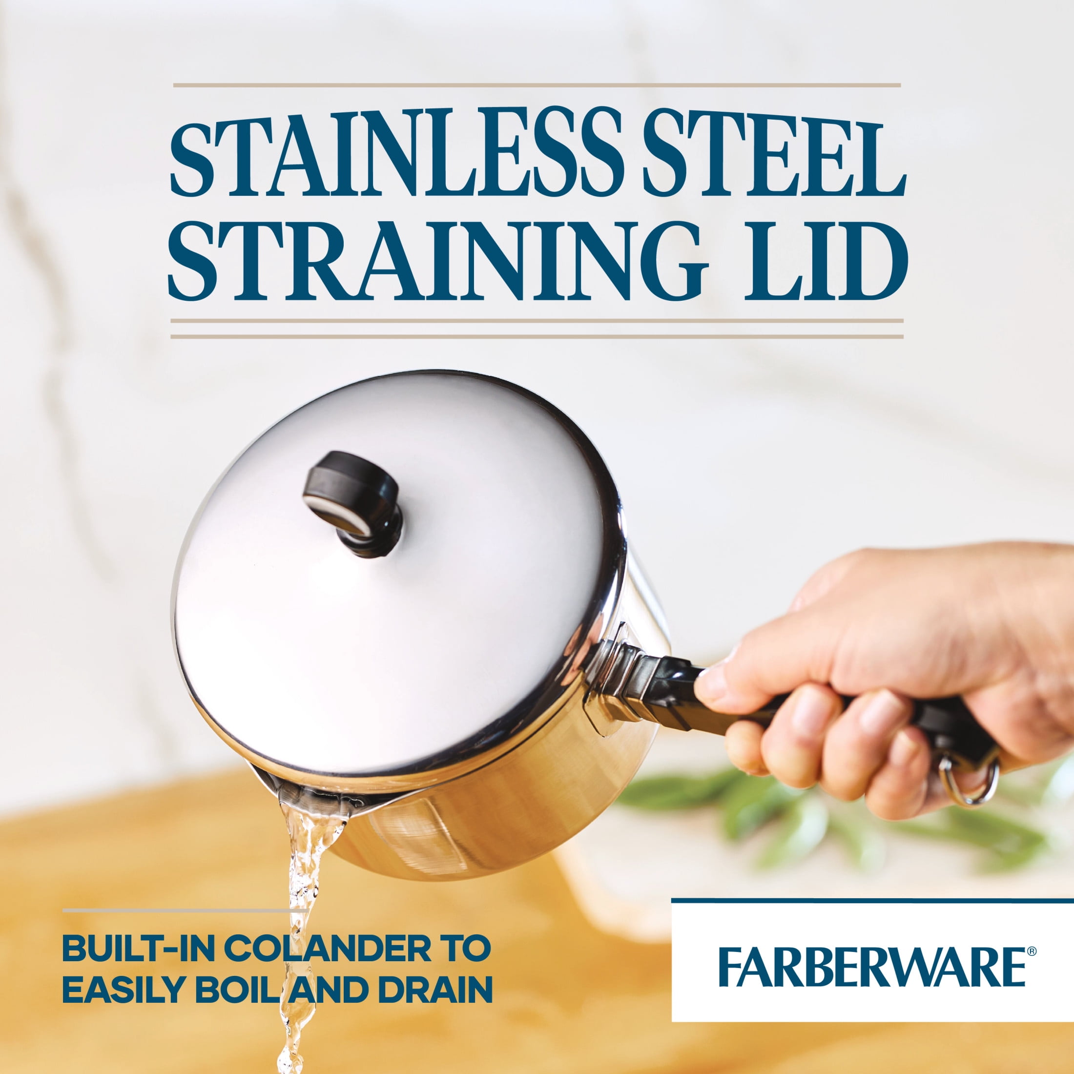 Farberware Classic Stainless Steel 2 Quart Saucepan Silver Stove Top Pot No  Lid