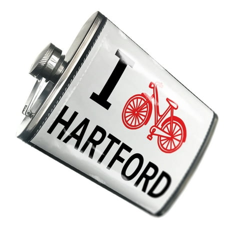 

NEONBLOND Flask I Love Cycling City Hartford