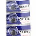 thumbnail image 2 of 5pcs Small Electronic Devices CR1216 Button Cell Batteries Coin Cell Battery Power Supply Compact Sizes, 2 of 5