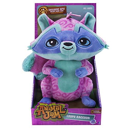 Animal Jam Raccoon Deluxe Plushie Walmart
