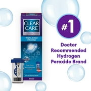 CLEAR CARE Cleaning & Disinfecting Contact Lens Solution with Lens Case, 12 fl oz, 2 Pack