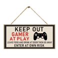 thumbnail image 2 of TheFound Do Not Disturb Door Signs for Game Lovers Door Hanging Plate Gift, 2 of 4