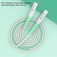 thumbnail image 3 of LYMAYTER Skipping Rope Ergonomic -slip Length Adjustable No Knot PVC Physical Testing Training Jump Rope Racing Competition Fitness, 3 of 7