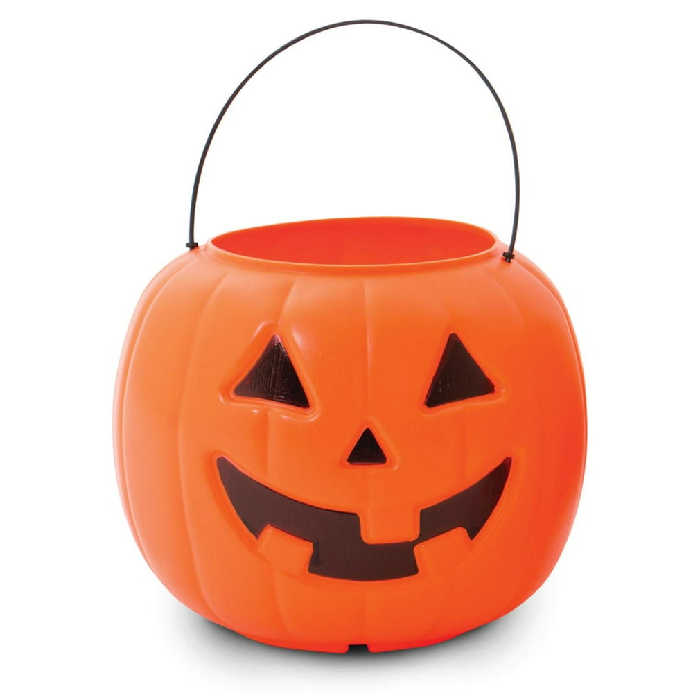 Way To Celebrate Halloween Pumpkin Treat Pail, Orange