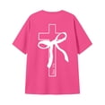 thumbnail image 5 of Girls T Shirts Crewneck Short Sleeve T Shirt Top Kids Modern Fit Cute Back To School Clothes Graduation Summer Blouse for Girls, 5 of 5