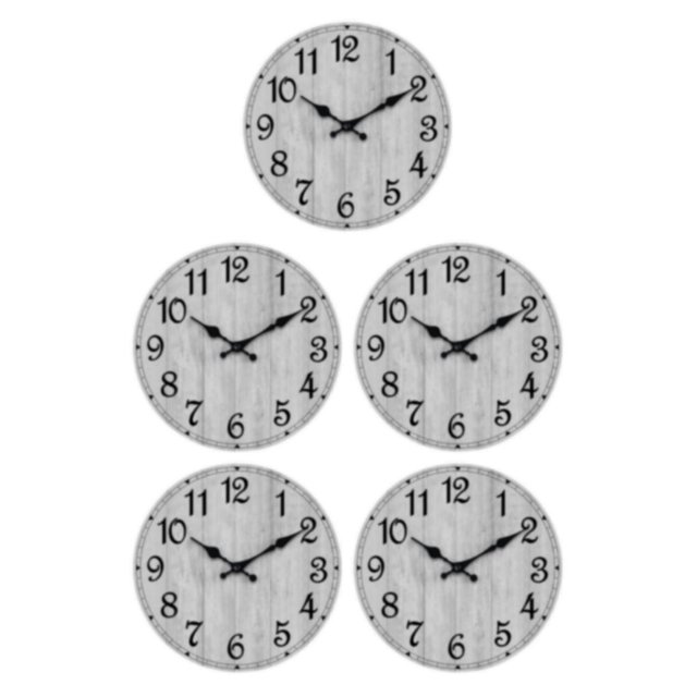 Guardoinrt Hanging Wall Clock Durable Construction For Long-lasting Easy To Read Decorative Wall Clock As Shown type 3 5Set