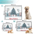 thumbnail image 2 of Washable Pet Pee Pads with Super Absorbent Reusable Training Pads for Dogs & Cats Christmas Tree in The City, 2 of 6