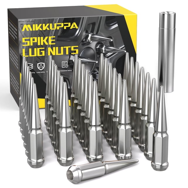 Tuercas de rueda MIKKUPPA M14x1.5 32 piezas para Chevy Silverado