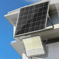 Solar Lights Outdoor Solar Flood Lights - 10000 Lumens LED Flood Lights 10000mAh IP65 Waterproof Solar Lights | Outside Lighting for Yard Garden (no Motion Sensor)