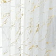 thumbnail image 4 of Marble White Blackout Curtains, Metallic Gold Foil Printed Thermal Insulated Curtain Abstract Decor Drapes for Bedroom Dining Room Living Room Gold 100*200cm, 4 of 9