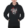 thumbnail image 2 of Officially Licensed Coca Cola Team Coca-Cola Soccer Splash Art Men's Hoodie, 2 of 3
