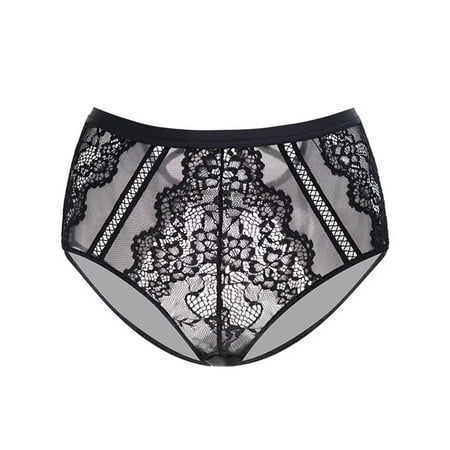 

Varsbaby Women s Panty Strappy Back Lace Stretch Mid Rise Underwear Sexy Lingerie Panty