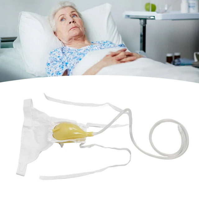 Urine Drainage Bag, Women Urine Collector Leak Proof Portable Reusable Wearable For Paralysis For Home