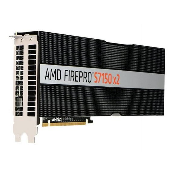 AMD FirePro S7150 x2 - Graphics card - 2 GPUs - FirePro S7150 - 16 GB GDDR5 - PCIe 3.0 x16 - fanless