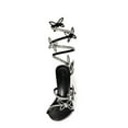 thumbnail image 3 of Wild Diva MORRIS-581 Embellished Rhinestone Butterfly Spiral Coil Wrap Around Chunky Block Heels (Black PU, 7), 3 of 4