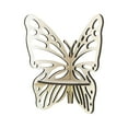 thumbnail image 2 of Oleegame 1PC Spoon And Lid Rest Wooden Butterfly Corner Rack Decorative Butterfly Floating Rack Wall Hanger Bedroom Living Room Gift, 2 of 9