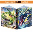 thumbnail image 2 of Large Cards Album 9 Pocket 540 Card Book Map Letters Holder Binder Cartoon Squirtle Charizard VMAX GX Collection Folder Mewtwo, 2 of 4