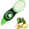 thumbnail image 1 of Coupe-avocat, coupe-avocat 3 en 1 coupe-fruits verts coupe-cuisine éplucheur de fruits pour économiseur d'avocat frais dans la cuisine domestique, 1 of 5