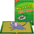 thumbnail image 1 of licenbar Mouse Trap Rat Traps, 5 Mouse Sticky Plates, Anti Rat Mouse Glue Boards - Large Size 8"x12", 1 of 6