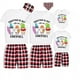thumbnail image 1 of Pijamas familiares a juego de Navidad, conjuntos de Pijamas cortos grises, My Gnomies, en julio, 1 of 3