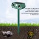 thumbnail image 4 of Repelentes Ultrasónicos De Energía Solar Repelente de animales solar IPX4 Repelente de ratas de ratón ultrasónico a prueba de agua para jardín Likrtyny Para estrenar, 4 of 5