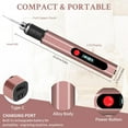thumbnail image 2 of Wiher Engraving Pen with 30 Bits, Mini Electric DIY Engraver Cordless Rotary Tools Portable Engraving Pen for Metal, Wood, Glass and Plastic, Jewelry (Pink), 2 of 6