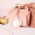 thumbnail image 2 of Hearth & Gear Mini Bag Keychain Backpack Keychains Cute Leather Handbag Keychain With Flower Accessories For Wallets And, 2 of 4