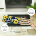 thumbnail image 3 of Evergreen Sunflower Welcome Sassafras Indoor Outdoor Switch Doormat 1'10"x10" Multicolored, 3 of 5