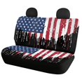 thumbnail image 2 of Pzuqiu American Flag Pattern Car Seat Covers Full Set Easy to Install Light Front and Rear Seat Cover Set, Stretchy Breathable Compatible, 2 of 10