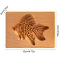 thumbnail image 2 of Cookie Mold Cutter - 3D Wooden Baking Mold Cookie Biscuit Press Stamp Molds Funny Cookie Mold Cutter for Cookie Stamp Embossing Craft Decorating Baking Tool, 2 of 8