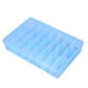 thumbnail image 1 of Caja de plástico ajustable para joyas, organizador desmontable de 24 rejillas para guardar cuentas y pendientes (azul), 1 of 14