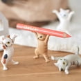 thumbnail image 2 of Soporte para bolígrafo de gato para escritorio, accesorios de escritorio para gato, regalos para amantes de los gatos, decoración del hogar bonita y divertida, 5 uds., 2 of 5
