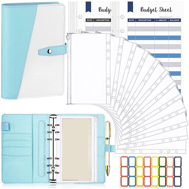 Classeur enveloppe budget A6 avec pochette argent liquide budget,12 Classeur enveloppe budget A6 avec pochette argent liquide budget,12