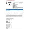 thumbnail image 2 of In-Tank Electric Fuel Pump - Compatible with 1978 - 1984 BMW 733i 3.2L 6-Cylinder 1979 1980 1981 1982 1983, 2 of 2