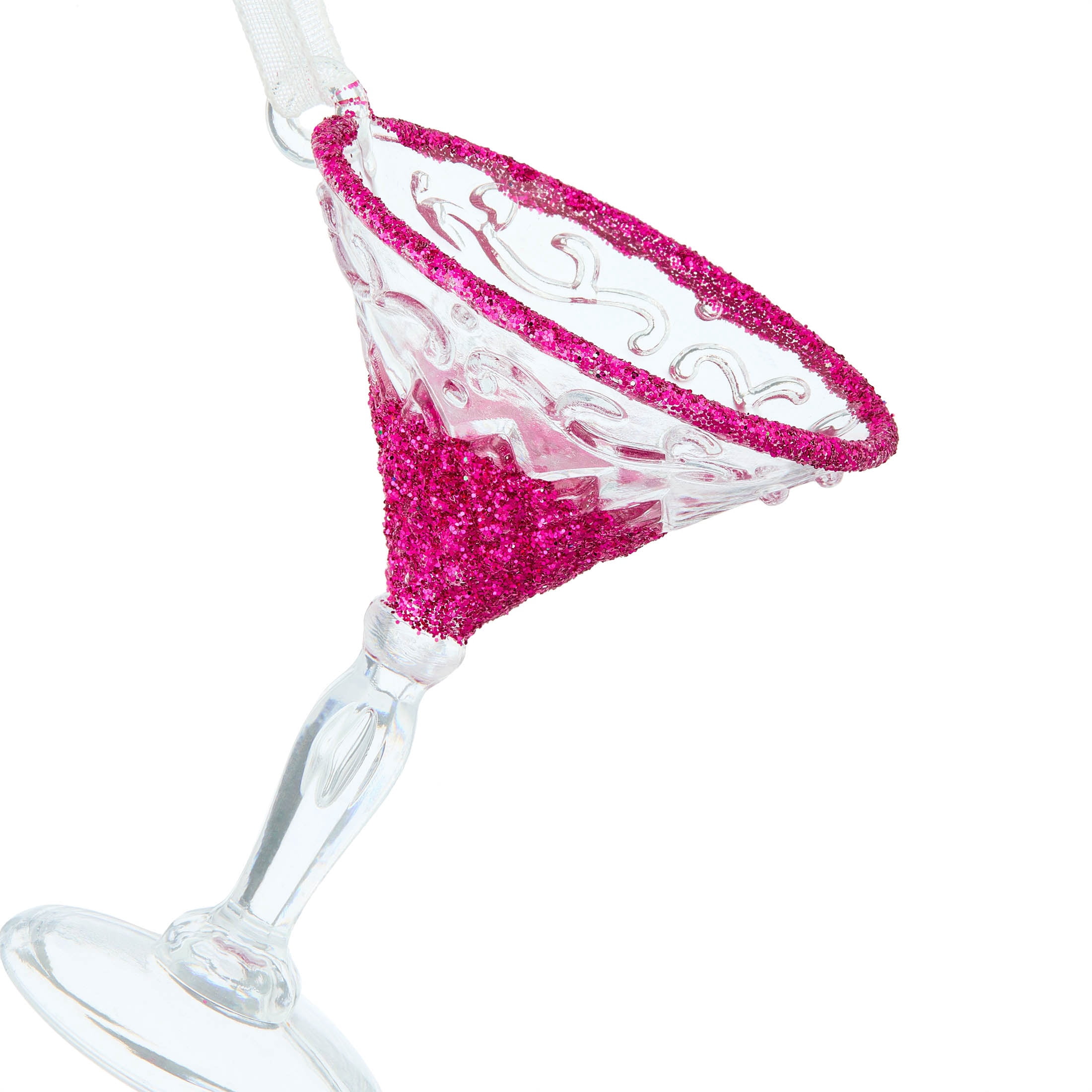 4-Count Multicolor Cocktail Mini Christmas Ornaments, 2", by Holiday Time