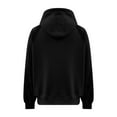thumbnail image 5 of Htigea Womens Half Zip Sweatshirts Long Sleeve Y2k Tops Thin Fleece Cropped Hoodies Casual Loose Sweatshirt with Pockets Black S, 5 of 8