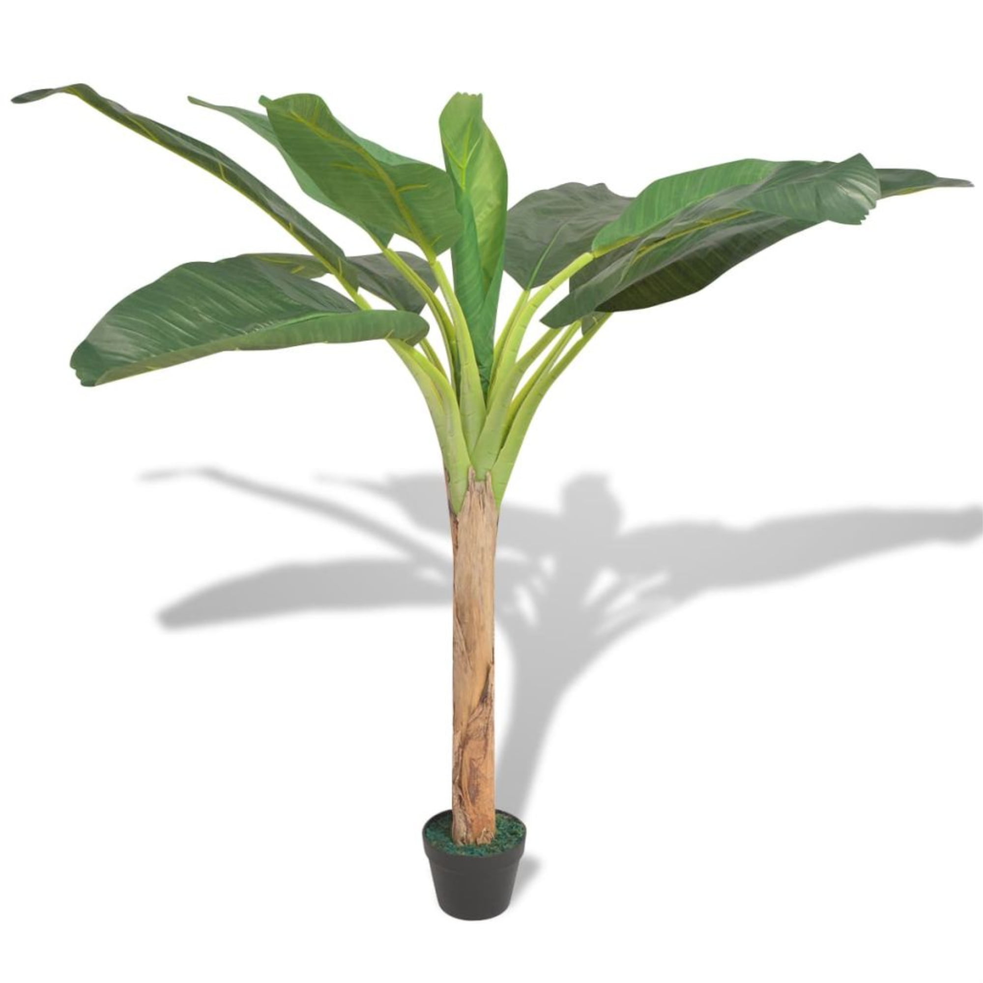 Artificial Dracaena Plant w/ Pot 39.4" Green Home Room Leaves Decor