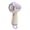 Purple, variant on Retro Handheld Fan Portable Mini Personal Cooling Fan With 3 Speeds Brushless Motor 1200mAh Type-C Rechargeable Battery Quiet PC Mirror Finish For Travel Outdoor Commute Pink Green Purple Orange