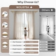 thumbnail image 6 of Brass Double Curtain Rod, Warm Gold Long Dual Curtain Rods for Windows 84 to 120 Inch, 1 Inch Adjustable Heavy Duty Spliced Double Rod, Pro-Plating Process, Aluminium Finials, 6 of 8