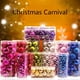 thumbnail image 5 of Matsuzay Gewe Yeeli Decoración del árbol de Navidad Adornos de Bolas Bola de plástico Brillante Casa Bar Decoraciones para Fiestas 4 cm Decoración del hogar azul, 5 of 6