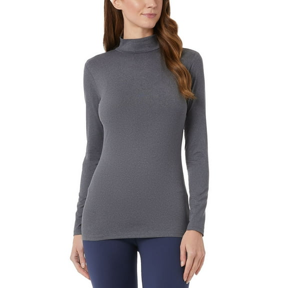 32 DEGREES Womens Cozy Heat Mock-Neck Long-Sleeve Top