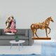 thumbnail image 2 of Escultura De Caballo De Acrílico, Decoración única De Escritorio, Adorno De Mesa DIY, Figura De Animal, Estatua De Resina Grabada Para El Hogar, La Oficina, Regalo De Vacaciones, 2 of 8