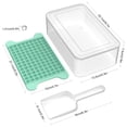 thumbnail image 2 of Classic Kitchen Accessories, Ice Cube Tray for Freezer: FDDBI Small Ice Trays for Freezer with 117×4PCS Easy Release Ice Tray Crushed Ice Tray with Container, 2 of 3