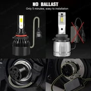 9005 9006 Combo LED Headlight Bulbs for Toyota Corolla 2001-2013 High Low Beam Lights White,c9