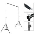 thumbnail image 2 of Adjustable Photo Background Support, Backdrop Stand Collapsible and Portable Carrying Bag for Canvas Muslin Paper Hold, Ideal for Photography Studio Location Work, 2 of 5