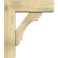 thumbnail image 3 of Ekena Millwork 8"W x 26"D x 30"H Olympic Block Rough Sawn Bracket w/ Offset Brace, Douglas Fir, 3 of 25