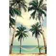 thumbnail image 3 of Design Fabrikken 17x24 Black Modern Framed Museum Art Print Titled - Palm Sky 3, 3 of 5