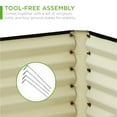 thumbnail image 6 of Best Choice Products 8x4x2ft Outdoor Metal Raised Garden Bed for Vegetables Flowers Herbs - Wood Grain, 6 of 9