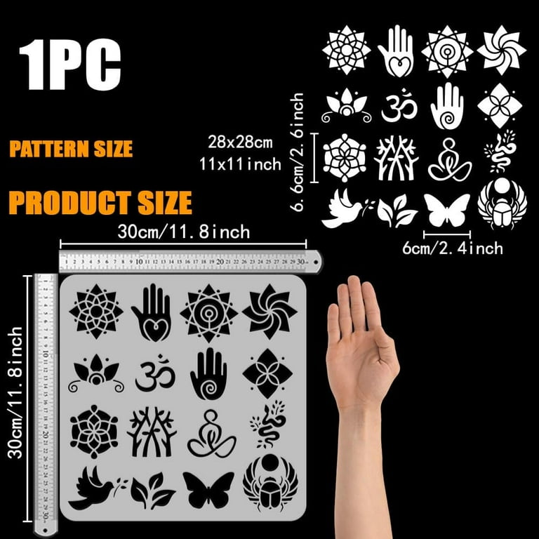 Biohazard Symbol Painting Stencil 11.8x11.8inch Reusable Symbol Theme Spraying Stencil Wall DIY Craft Stencil Dommage Biologique Decorative Drawing Template for Wall Painting - Walmart.com biohazard-symbol-painting-stencil-11-8x11-8inch-reusable-symbol-theme-spraying-stencil-wall-diy-craft-stencil-dommage-biologique-decorative-drawing-template-for-wall-painting-walmart-com