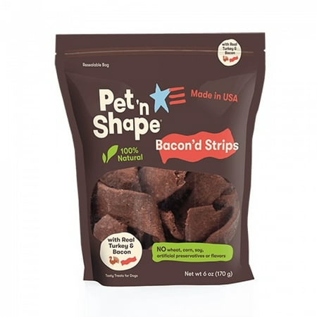 Pet N Shape Bacond Strips With Turkey And Bacon - 6 (Best Turkey Bacon Brand)